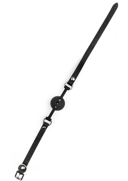 Croc-Embossed Ball Gag by Feros Avanza