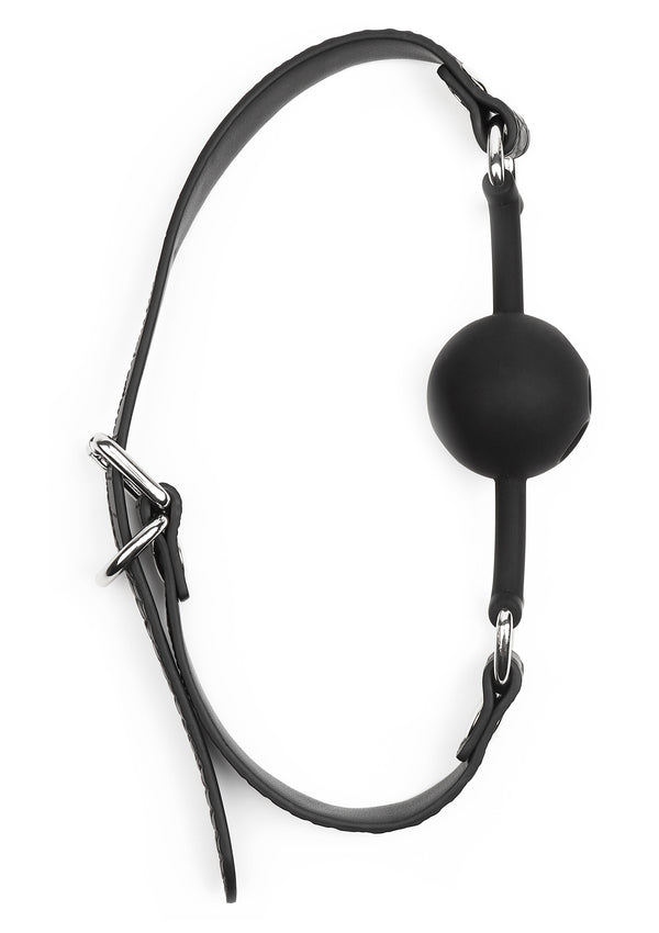 Croc-Embossed Ball Gag by Feros Avanza