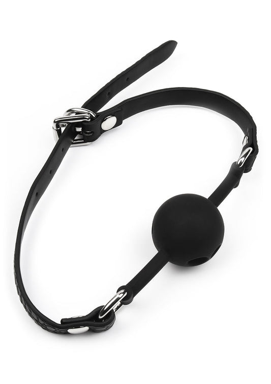 Croc-Embossed Ball Gag by Feros Avanza