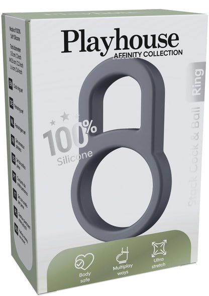 Bestel: Stack Cock & Ball Ring by Playhouse - bij Happytoys: de erotische sex webshop | liever Happy dan Easy ⭐⭐⭐⭐⭐ - Default Title - 25606 - GREY