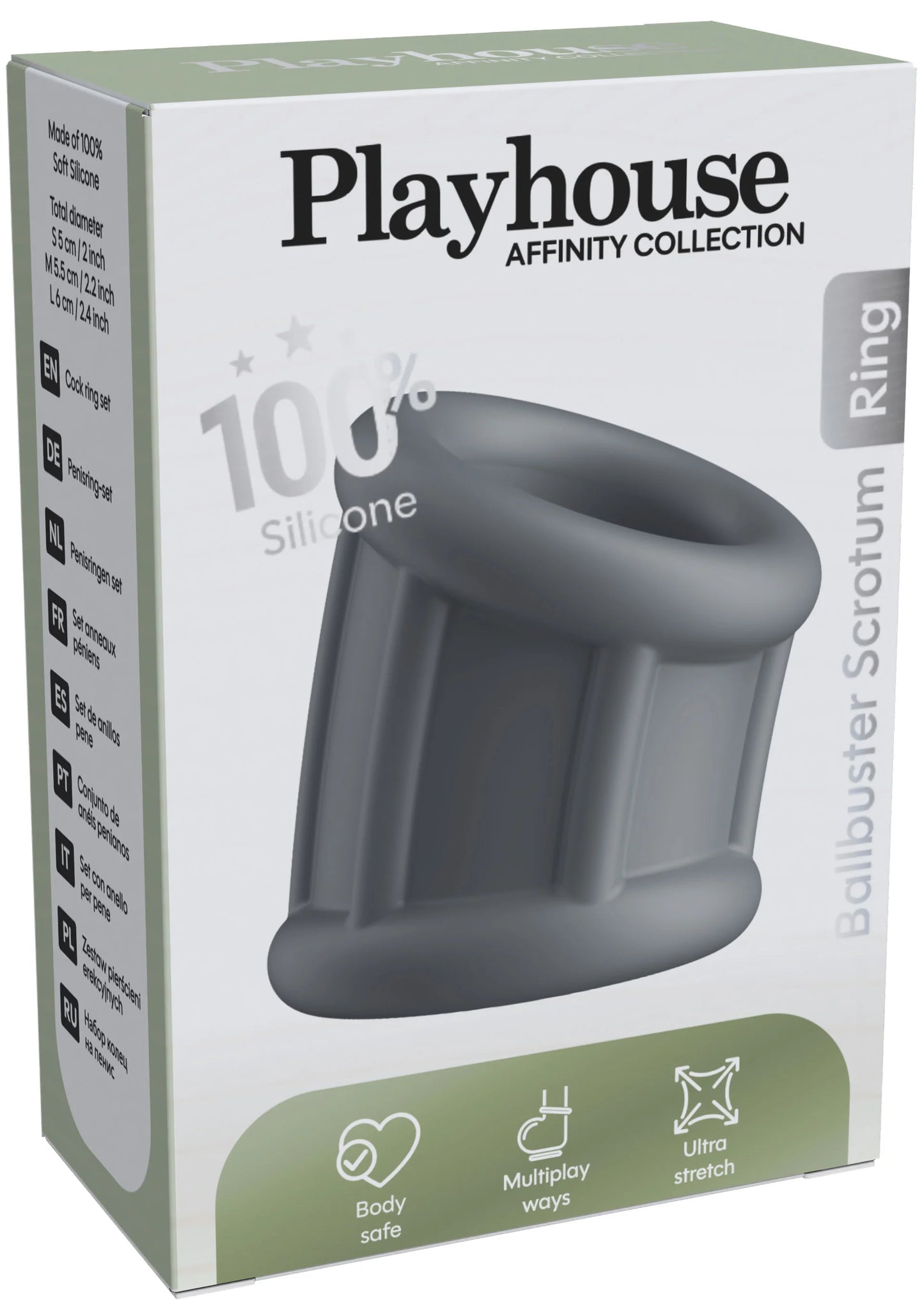 Beste vandaag nog: Ballbuster Scrotum Ring by Playhouse - bij Happytoys Sexshop: online sex shop for Feeling Happy & Easy 😊