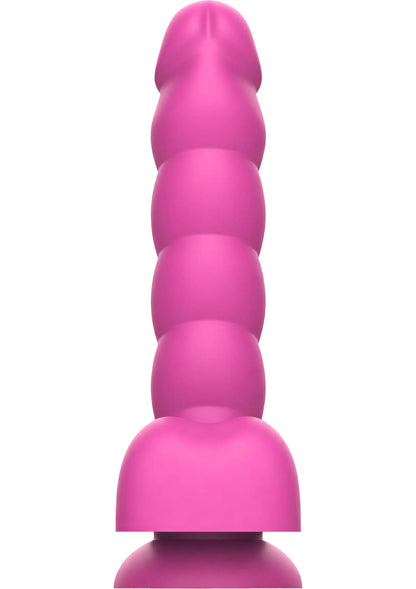 Spiral Tease Vibrating Dildo Silicone M by Playhouse Rogue