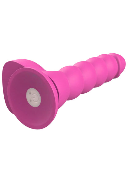 Spiral Tease Vibrating Dildo Silicone M by Playhouse Rogue
