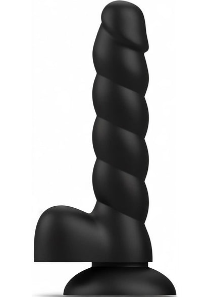 Spiral Tease Vibrating Dildo Silicone XL by Playhouse Rogue