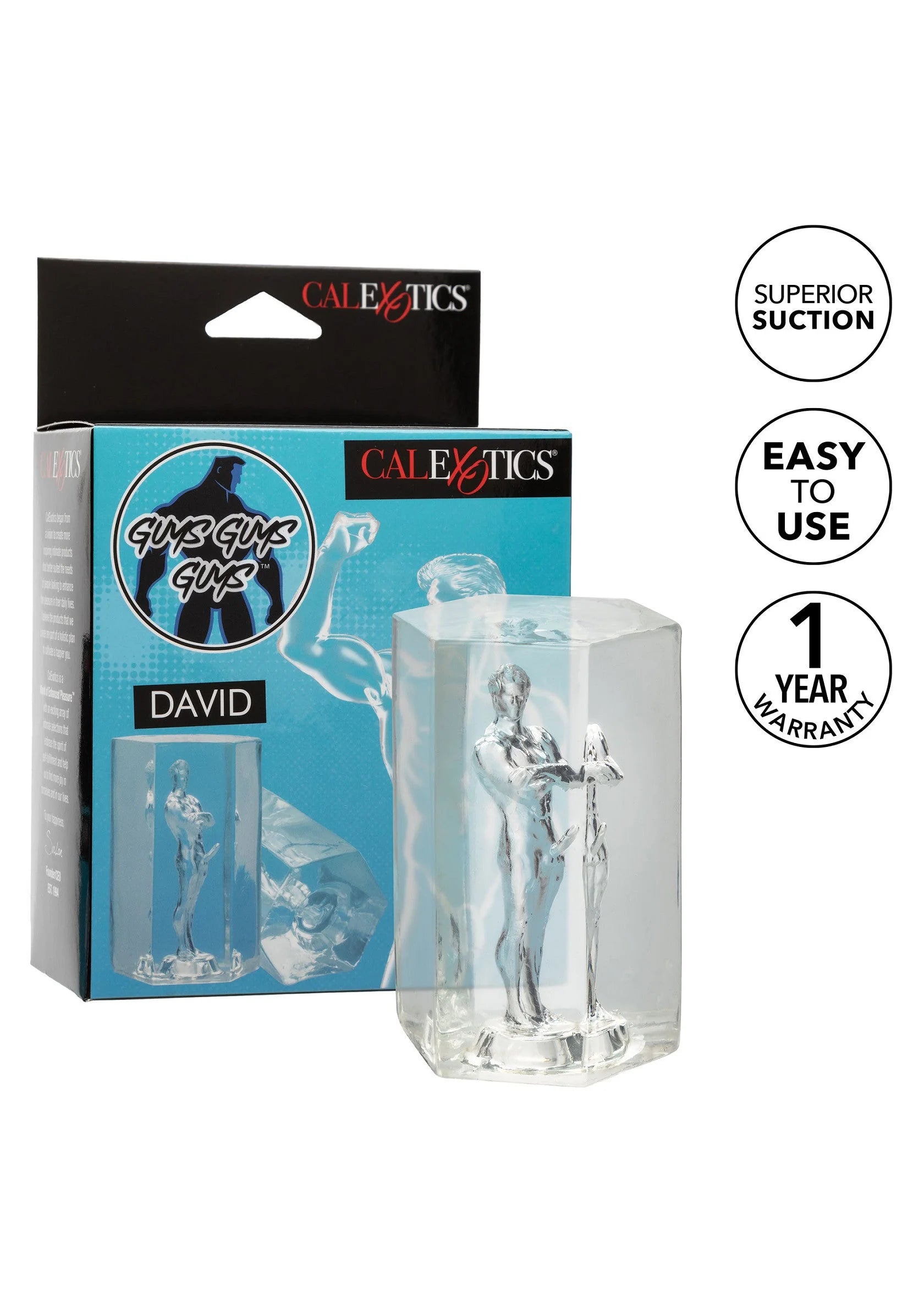 Beste vandaag nog: Guys Guys Guys David by CalExotics - bij Happytoys Sexshop: Toys for Feeling Happy & Easy 😊