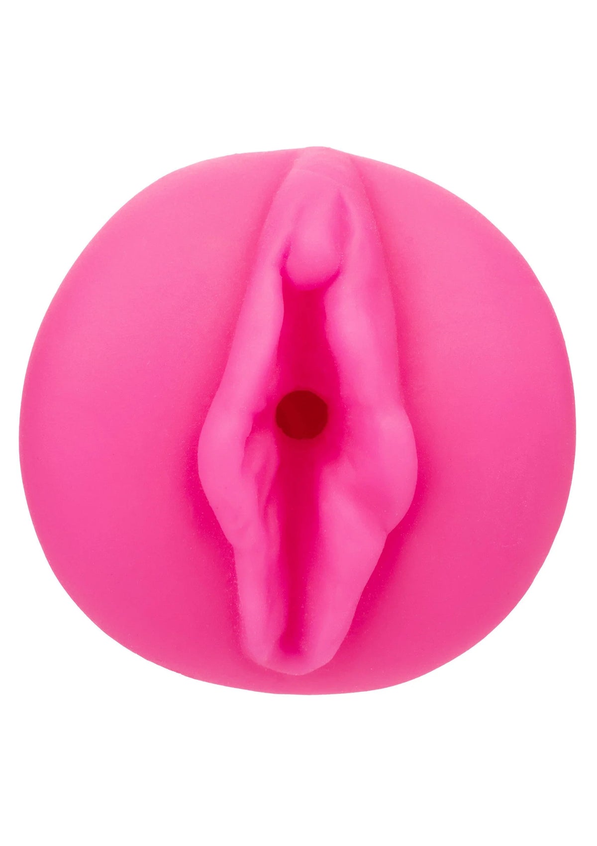 Roze seksspeeltje met ronde opening aan de binnenzijde