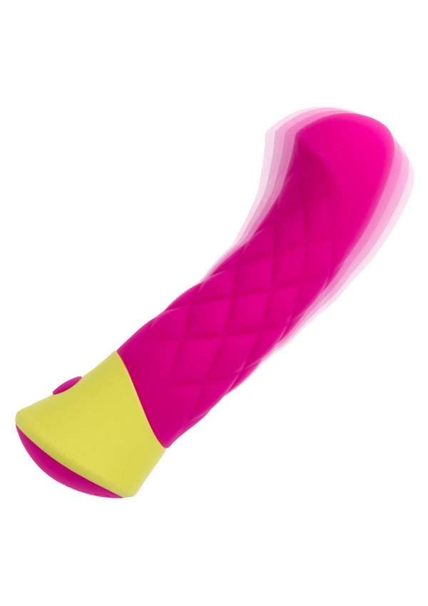 Bestel: Quilted G Vibrator by CalExotics Rave - bij Happytoys: de erotische sex webshop | liever Happy dan Easy ⭐⭐⭐⭐⭐