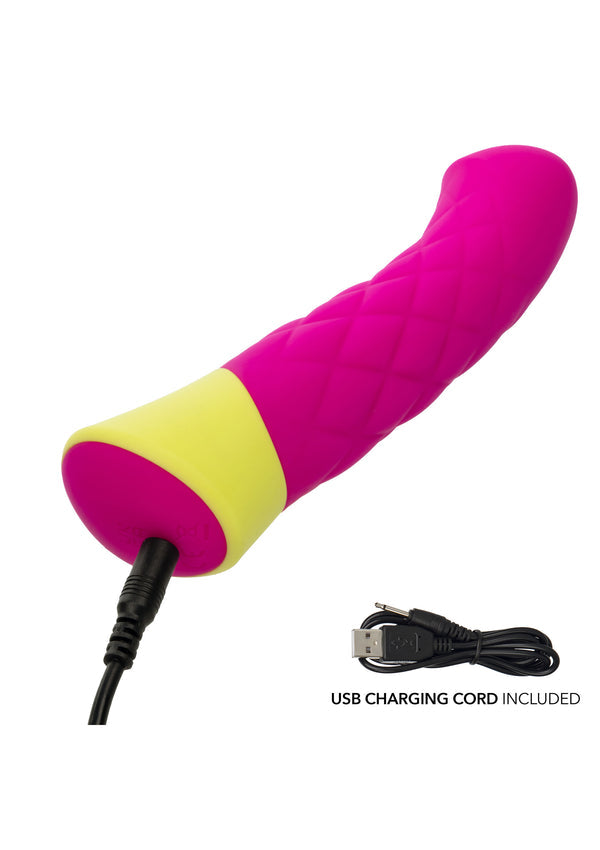 Bestel: Quilted G Vibrator by CalExotics Rave - bij Happytoys: de erotische sex webshop | liever Happy dan Easy ⭐⭐⭐⭐⭐