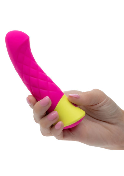 Bestel: Quilted G Vibrator by CalExotics Rave - bij Happytoys: de erotische sex webshop | liever Happy dan Easy ⭐⭐⭐⭐⭐