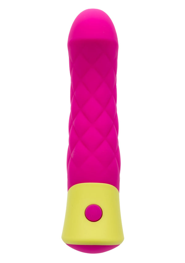 Bestel: Quilted G Vibrator by CalExotics Rave - bij Happytoys: de erotische sex webshop | liever Happy dan Easy ⭐⭐⭐⭐⭐