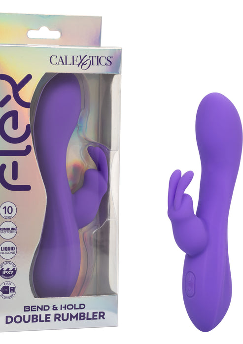 Bend & Hold Double Rumbler Vibrator by CalExotics