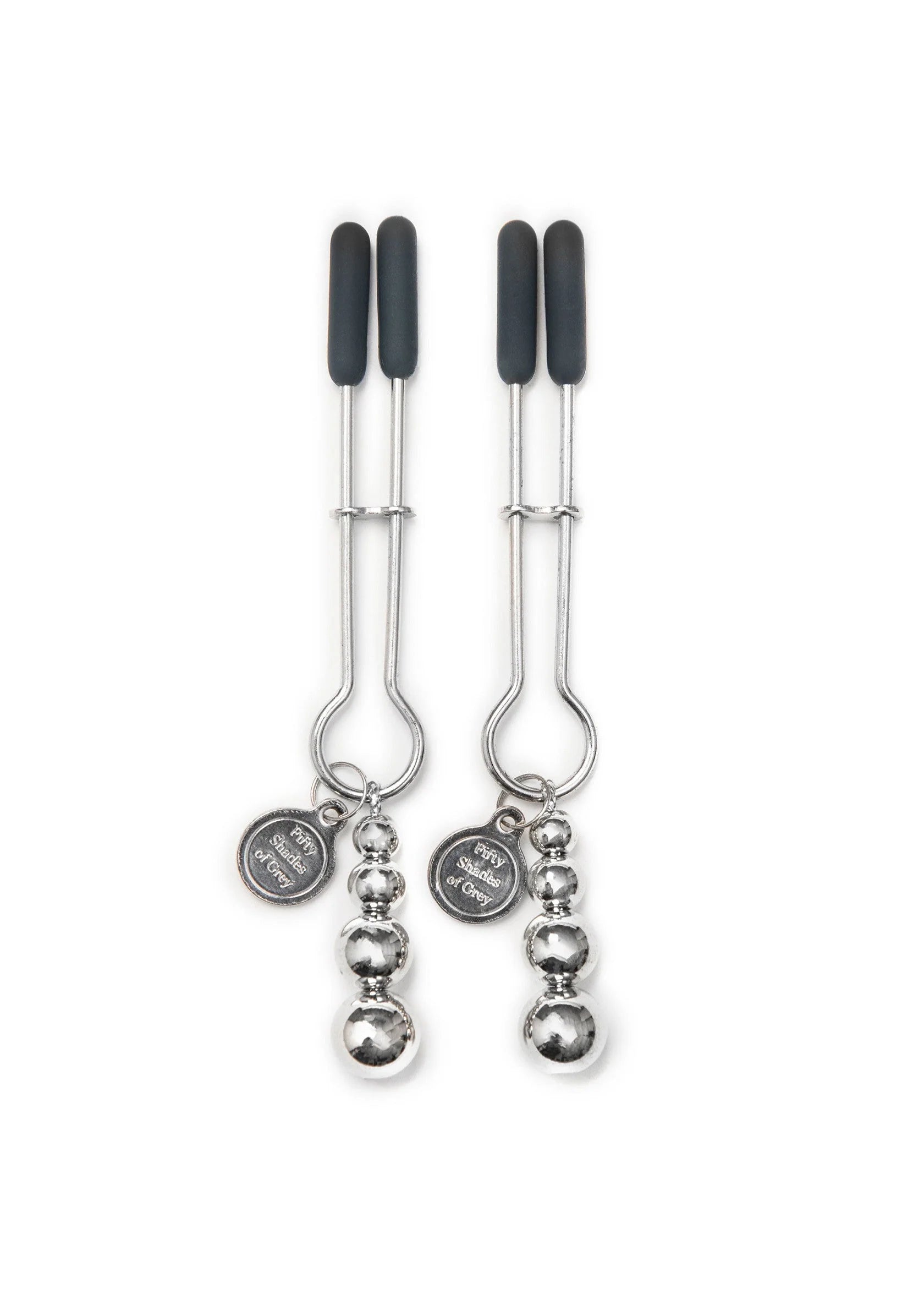 Beste vandaag nog: The Pinch Adjustable Nipple Clamps by Fifty Shades of Grey - bij Happytoys Sexshop: Toys for Feeling Happy & Easy 😊