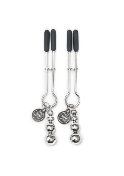 Beste vandaag nog: The Pinch Adjustable Nipple Clamps by Fifty Shades of Grey - bij Happytoys Sexshop: Toys for Feeling Happy & Easy 😊
