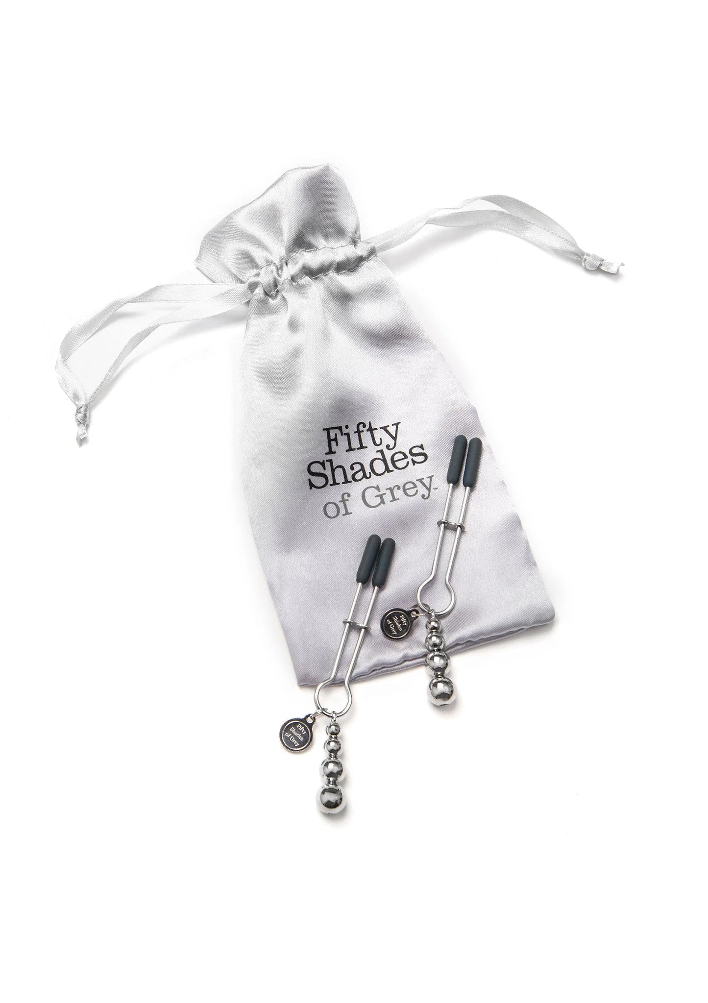 Beste vandaag nog: The Pinch Adjustable Nipple Clamps by Fifty Shades of Grey - bij Happytoys Sexshop: Toys for Feeling Happy & Easy 😊