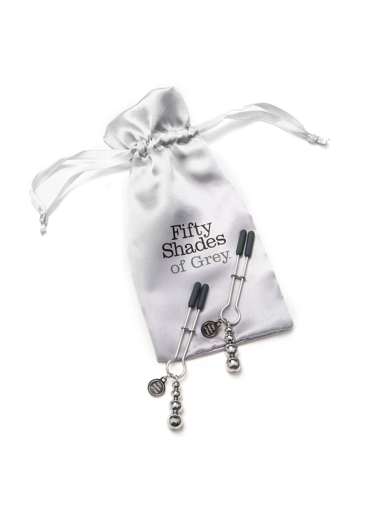 Beste vandaag nog: The Pinch Adjustable Nipple Clamps by Fifty Shades of Grey - bij Happytoys Sexshop: Toys for Feeling Happy & Easy 😊