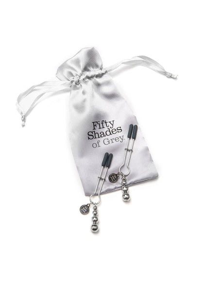 Beste vandaag nog: The Pinch Adjustable Nipple Clamps by Fifty Shades of Grey - bij Happytoys Sexshop: Toys for Feeling Happy & Easy 😊