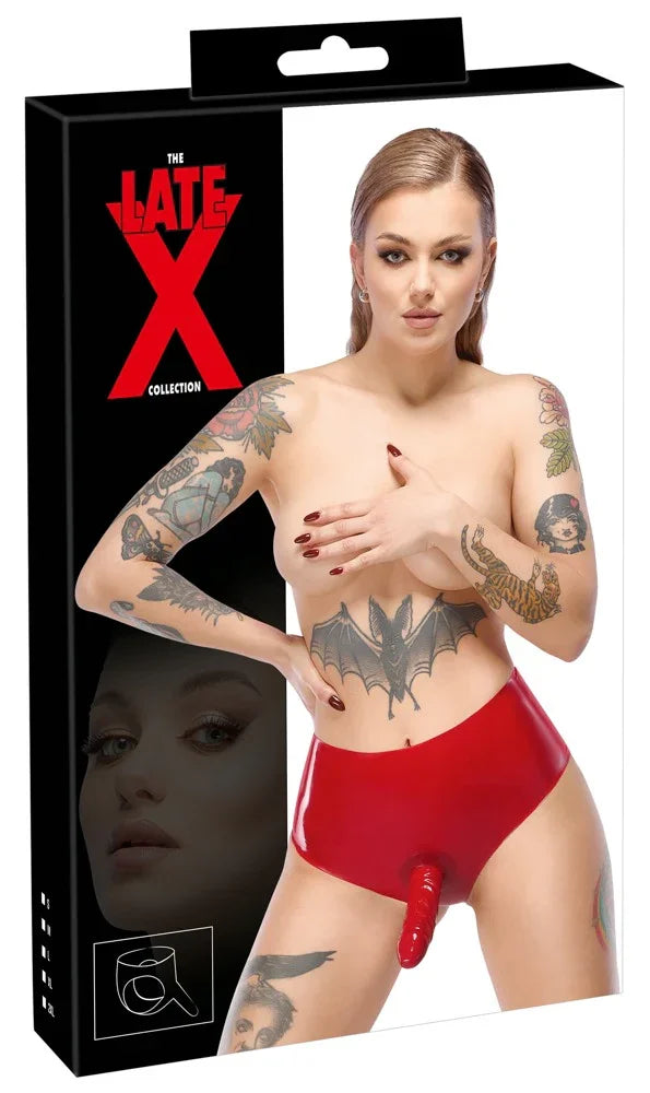 Dildo-Slip aus Latex - Happytoys Sexshop: Toys for Feeling Happy & Easy 😊 - Discreet geleverd