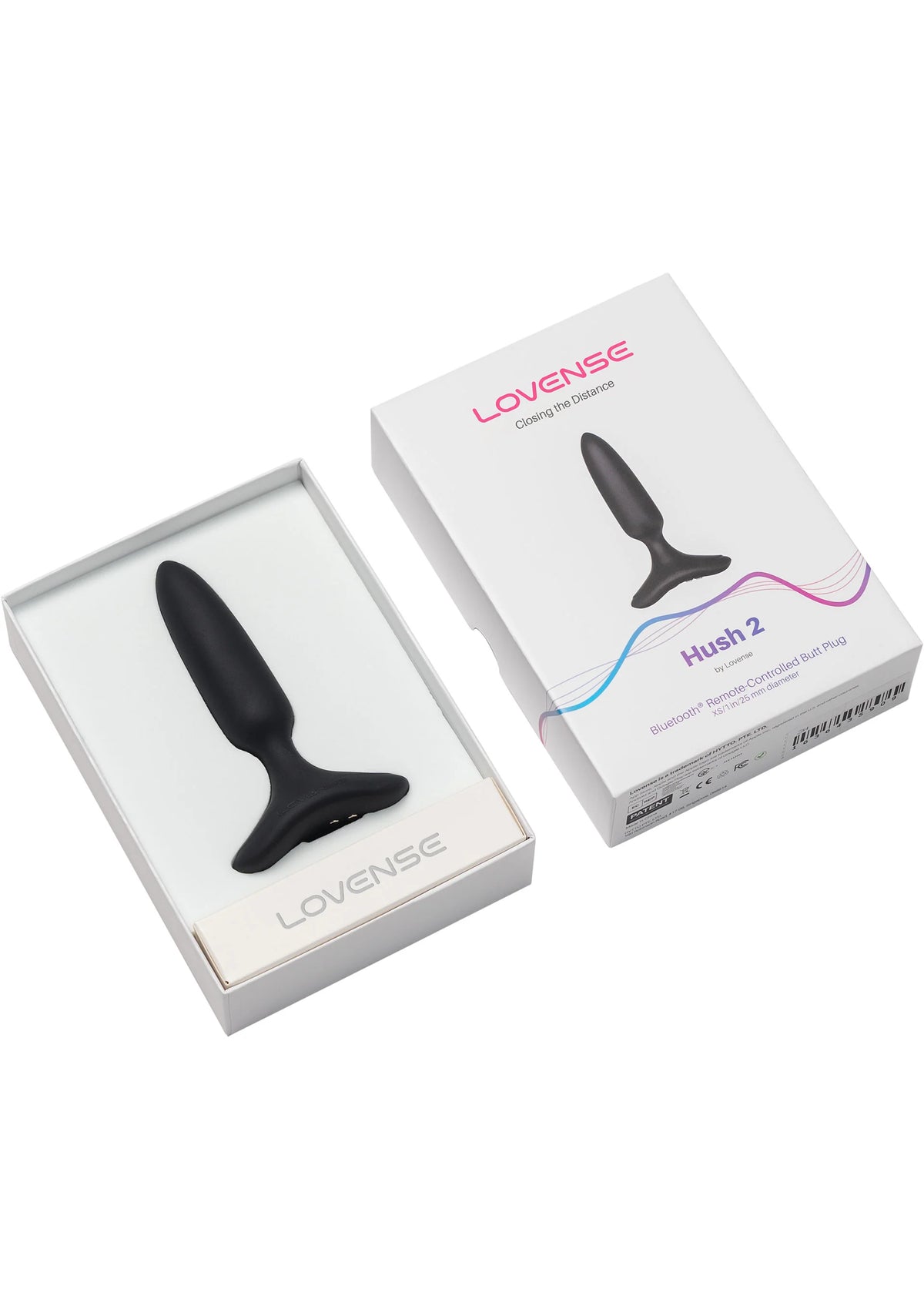 Bestel: Hush 2 - 1 Inch plug vibrator by Lovesense - bij Happytoys: de erotische sex webshop | liever Happy dan Easy ⭐⭐⭐⭐⭐