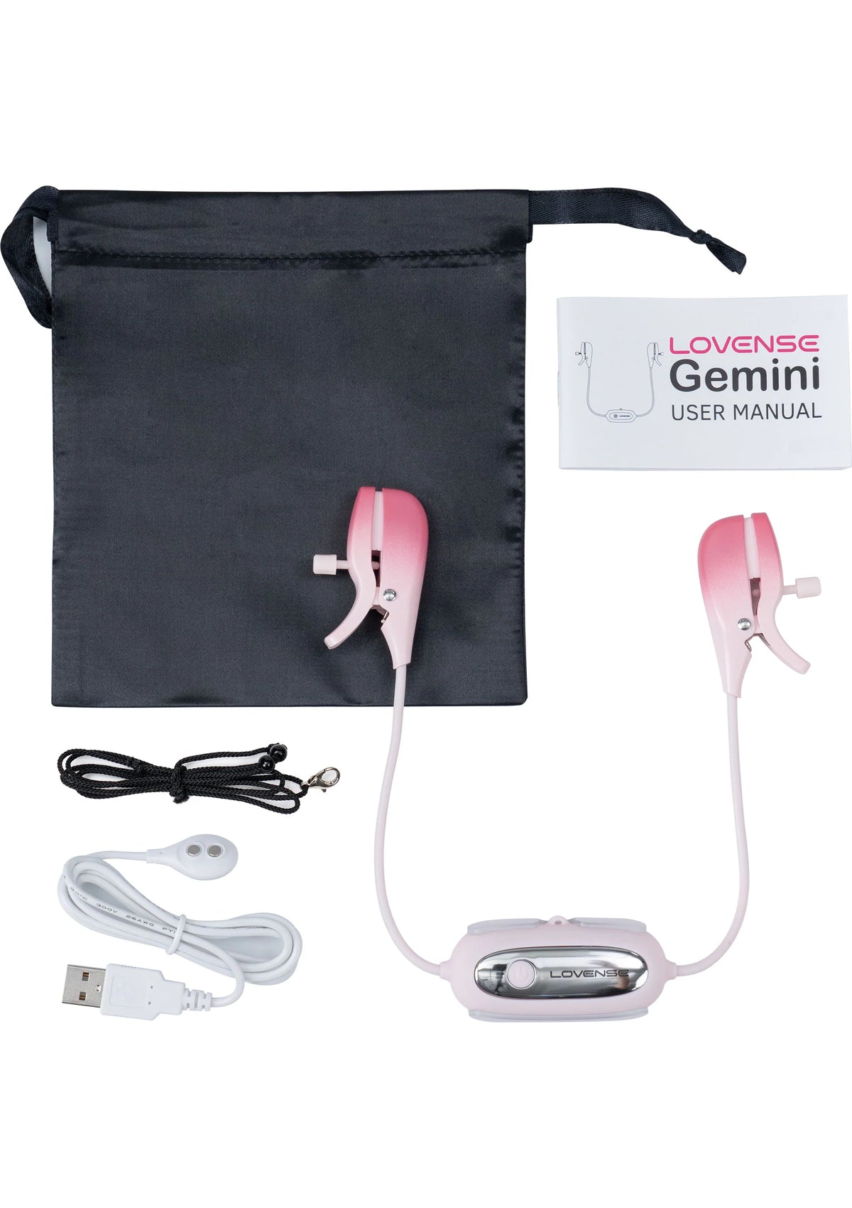 Bestel: Lovense Gemini Nippleclamp - bij Happytoys: de erotische sex webshop | liever Happy dan Easy ⭐⭐⭐⭐⭐