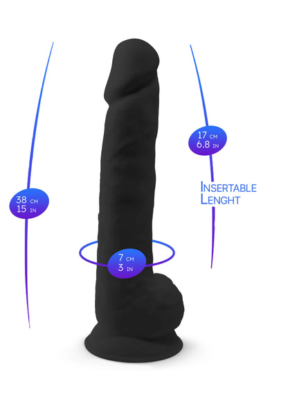 Bestel: Dildo Model 15 inch by Silex - D The Original - bij Happytoys: de erotische sex webshop | liever Happy dan Easy ⭐⭐⭐⭐⭐