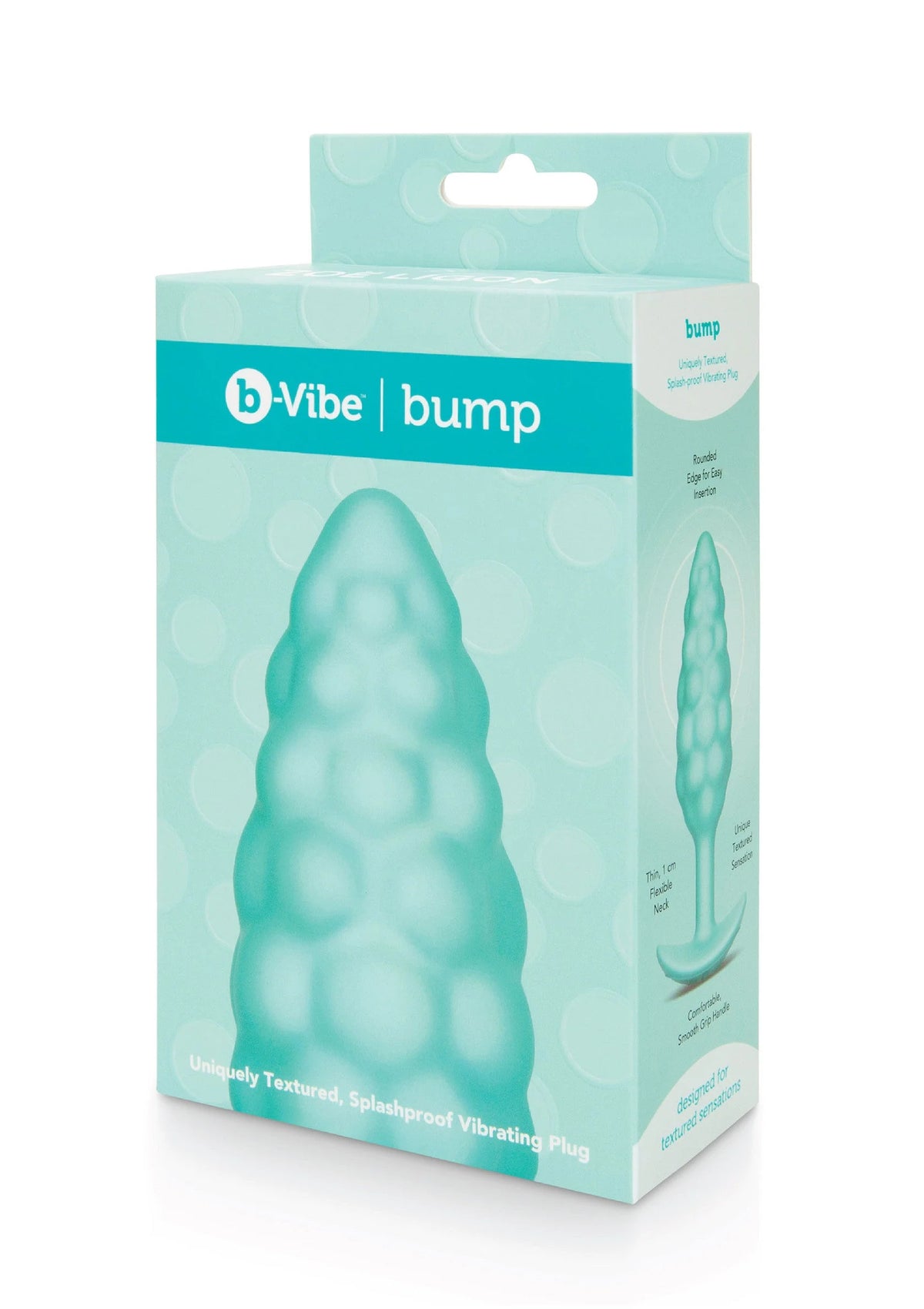 Beste vandaag nog: Bump Texture Plug Anal Buttplug by B - Vibe - bij Happytoys