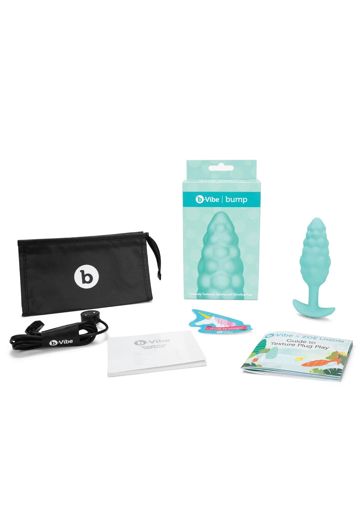 Beste vandaag nog: Bump Texture Plug Anal Buttplug by B - Vibe - bij Happytoys