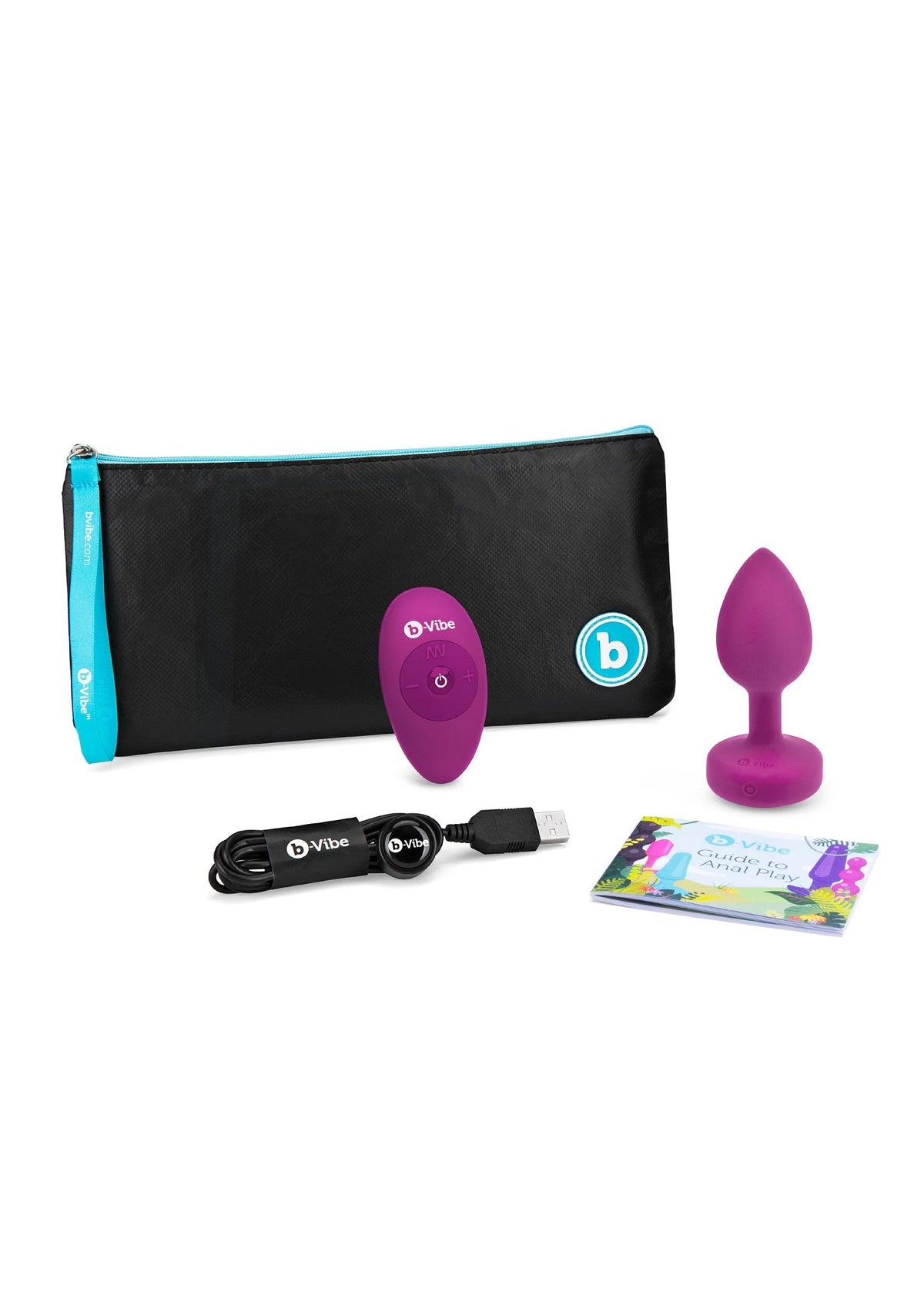 Bestel: Vibrating Jewel Plug S/M by B - Vibe - bij Happytoys: de erotische sex webshop | liever Happy dan Easy ⭐⭐⭐⭐⭐