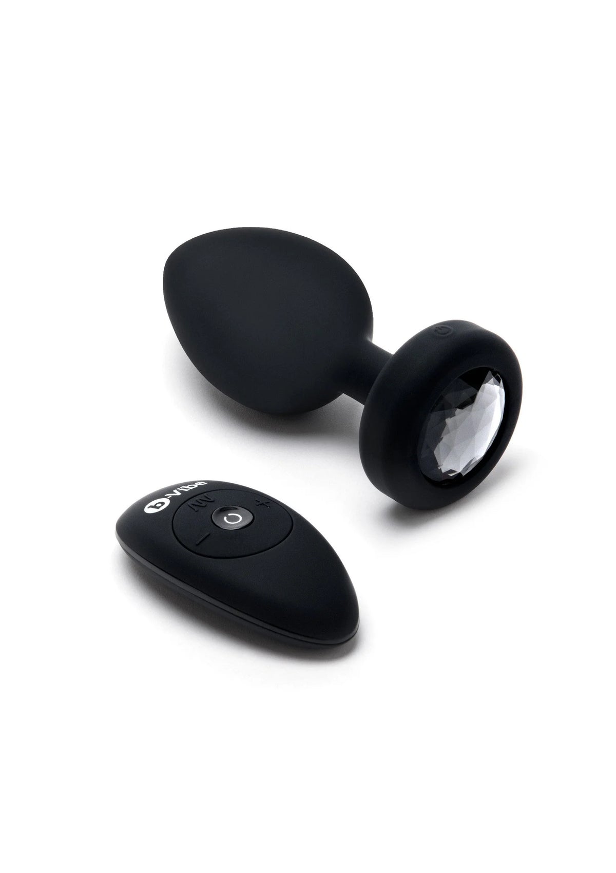 Beste vandaag nog: Vibrating Jewel Plug XXL by B - Vibe - bij Happytoys