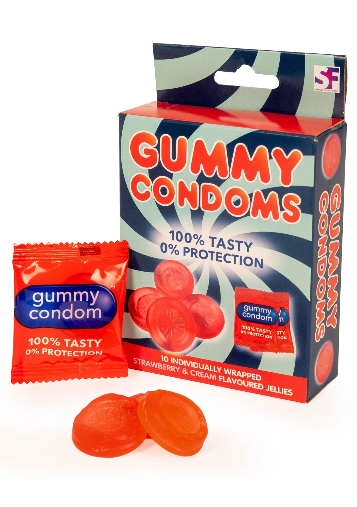 Bestel: Gummy Condoms Candy by Spencer & Fleetwood - bij Happytoys.nl, happytoys.be, Happytoys.ae: erotische sex webshop | liever Happy dan Easy ⭐⭐⭐⭐⭐ - Default Title - 37045 - RED