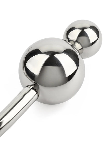 Bestel: Anal Hook Double Balls 25+40mm by Mr. Steel - bij Happytoys: de erotische sex webshop | liever Happy dan Easy ⭐⭐⭐⭐⭐