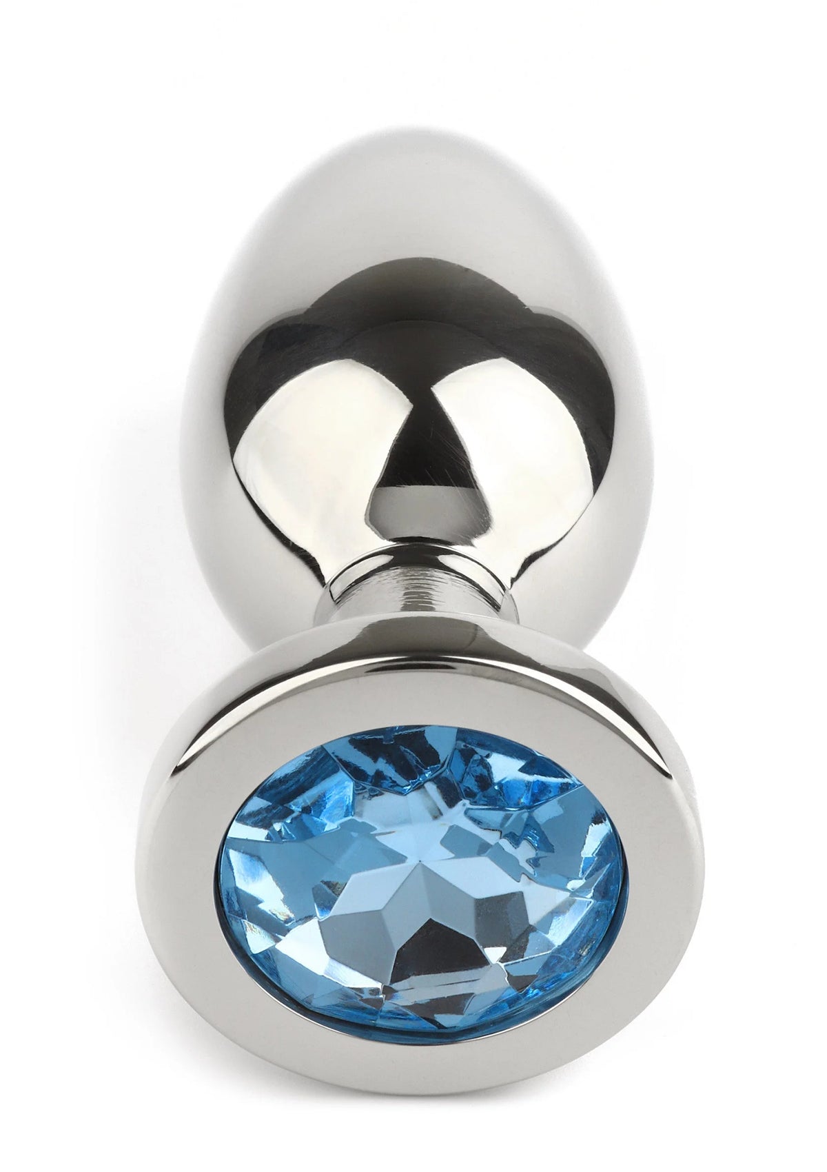 Bestel: Mr. Steel Jewled Butt Plug Large (Black) - bij Happytoys: de erotische sex webshop | liever Happy dan Easy ⭐⭐⭐⭐⭐