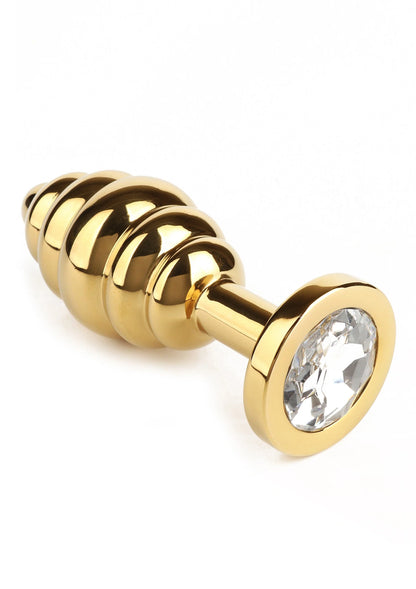 Bestel: Twister Butt Plug Large by Mr. Steel - bij Happytoys.nl, happytoys.be, Happytoys.ae: erotische sex webshop | liever Happy dan Easy ⭐⭐⭐⭐⭐ - Gold - 38144 - GOLD