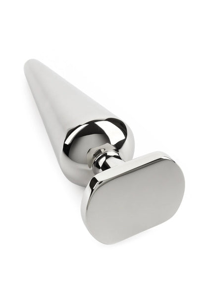 Bestel: Mr. Steel Heavy Steel Butt Plug Large - bij Happytoys: de erotische sex webshop | liever Happy dan Easy ⭐⭐⭐⭐⭐