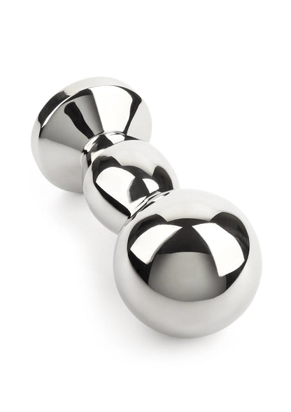 Bestel: Bubble Trouble Butt Plug by Mr. Steel - bij Happytoys: de erotische sex webshop | liever Happy dan Easy ⭐⭐⭐⭐⭐ - Default Title - 38163 - SILVER
