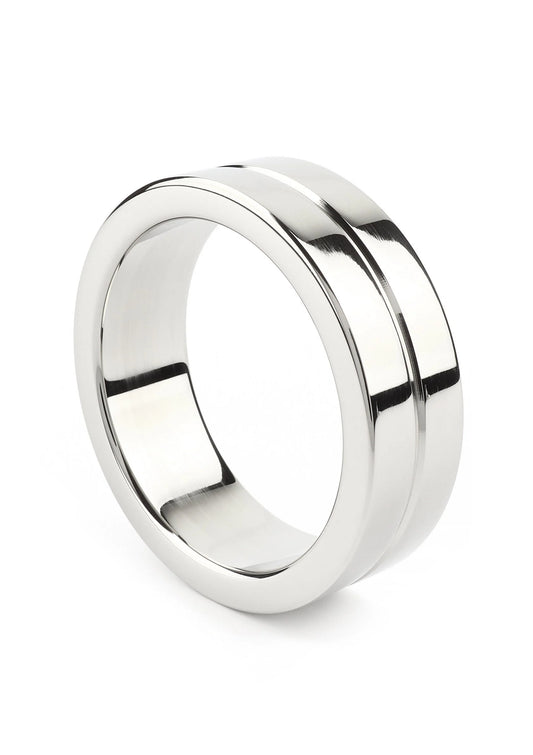 Bestel: Single Grooved C - Ring 40mm - bij Happytoys: de erotische sex webshop | liever Happy dan Easy ⭐⭐⭐⭐⭐ - Default Title - 38225 - SILVER