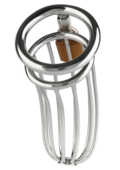 Beste vandaag nog: The Man Slut Cock Cage by Mr. Steel - bij Happytoys Sexshop: Toys for Feeling Happy & Easy 😊