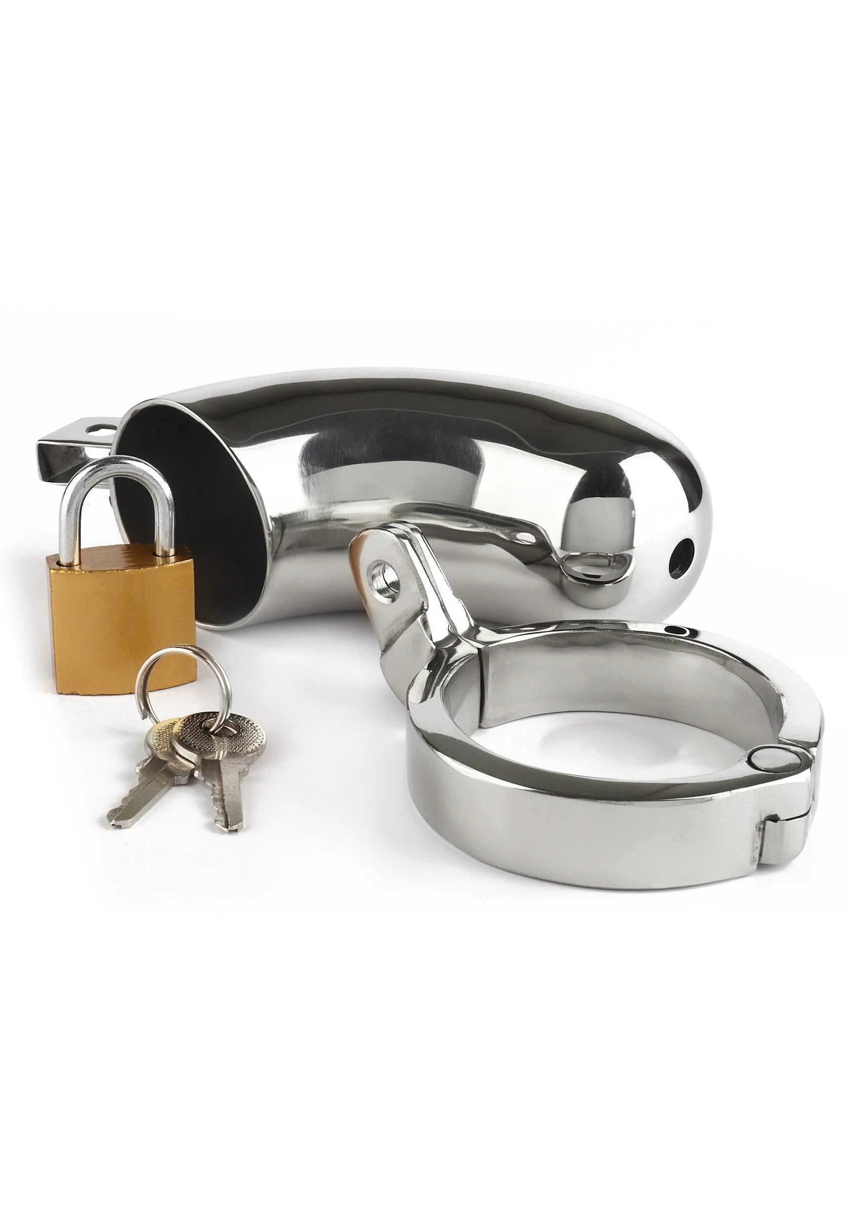 Beste vandaag nog: The Brig Male Chastity Device by Mr Steel - bij Happytoys Sexshop: Toys for Feeling Happy & Easy 😊