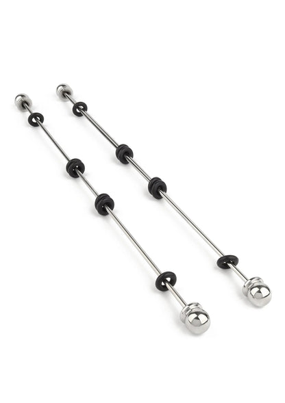 Beste vandaag nog: Nipple Sticks with Ball 20cm by Mr. Steel - bij Happytoys Sexshop: Toys for Feeling Happy & Easy 😊