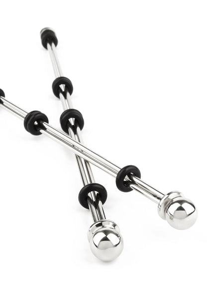 Beste vandaag nog: Nipple Sticks with Ball 20cm by Mr. Steel - bij Happytoys Sexshop: Toys for Feeling Happy & Easy 😊