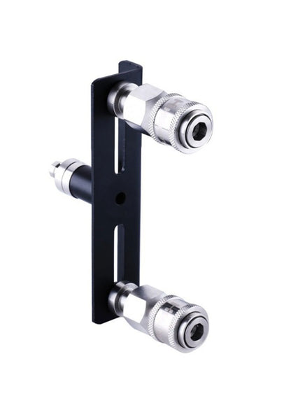 Bestel: Double Quick Connector - bij Happytoys: de erotische sex webshop | liever Happy dan Easy ⭐⭐⭐⭐⭐ - Default Title - 40013 - BLACK