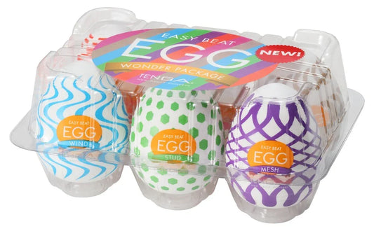 Egg Wonder Package Pack of 6 - Happytoys Sexshop: Toys for Feeling Happy & Easy 😊 - Discreet geleverd