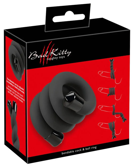 bendable cock & ball ring - Happytoys Sexshop: Toys for Feeling Happy & Easy 😊 - Discreet geleverd