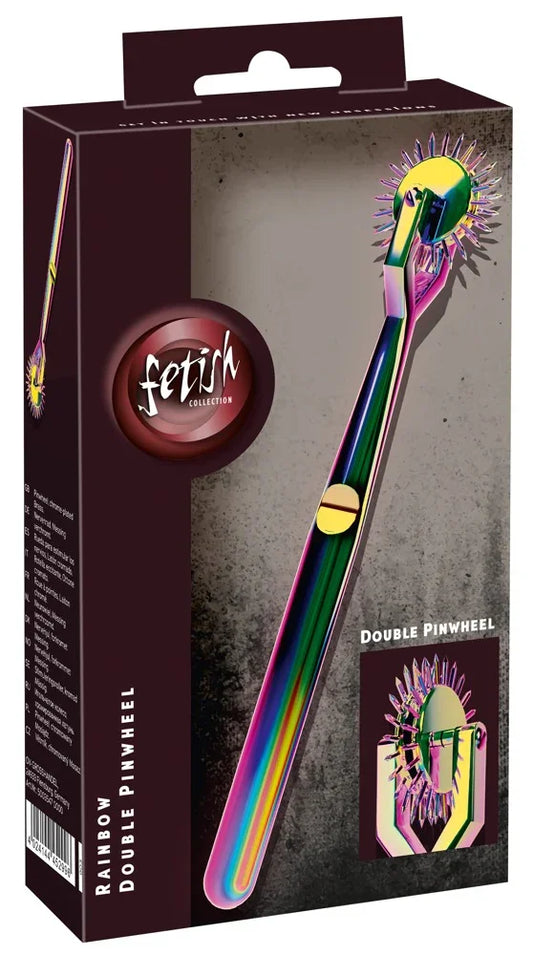 Rainbow Double Pinwheel - Happytoys Sexshop: Toys for Feeling Happy & Easy 😊 - Discreet geleverd