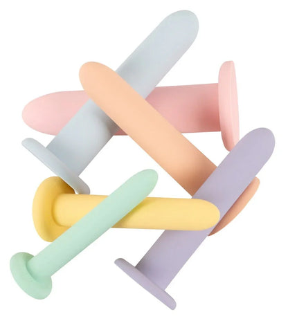 Six in a Row Dildo set for vaginal/anal pleasure and stretching training By You2Toys - Happytoys Sexshop: Toys for Feeling Happy & Easy 😊 - Discreet geleverd