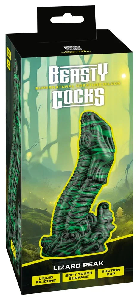 Lizard Peak Dildo - Happytoys Sexshop: Toys for Feeling Happy & Easy 😊 - Discreet geleverd