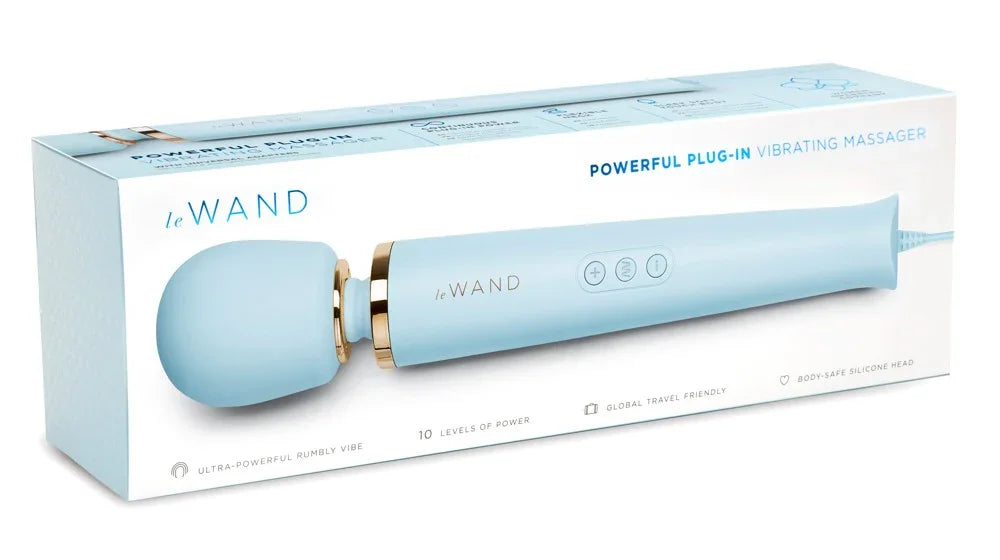 Powerful Plug-In Vibrating Massager - Happytoys Sexshop: Toys for Feeling Happy & Easy 😊 - Discreet geleverd