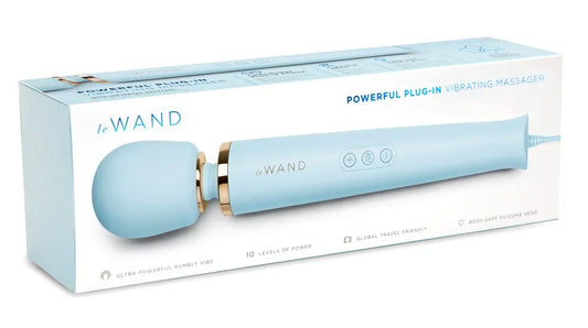 Powerful Plug-In Vibrating Massager - Happytoys Sexshop: Toys for Feeling Happy & Easy 😊 - Discreet geleverd