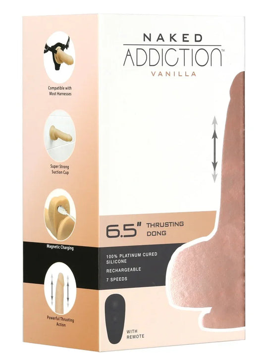 6.5" Thrusting Dong RC - Happytoys Sexshop: Toys for Feeling Happy & Easy 😊 - Discreet geleverd