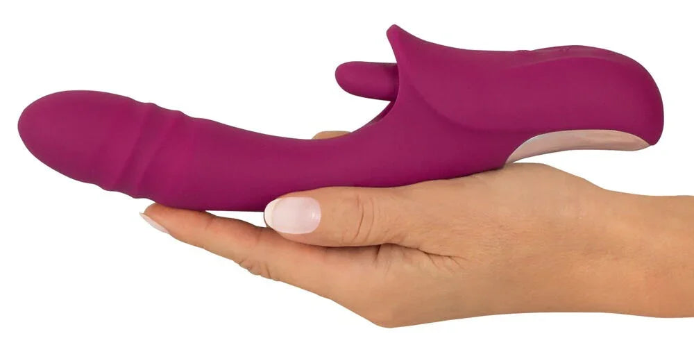 Licking & Thrusting Vibrator by Javida - Happytoys Sexshop: Toys for Feeling Happy & Easy 😊 - Discreet geleverd