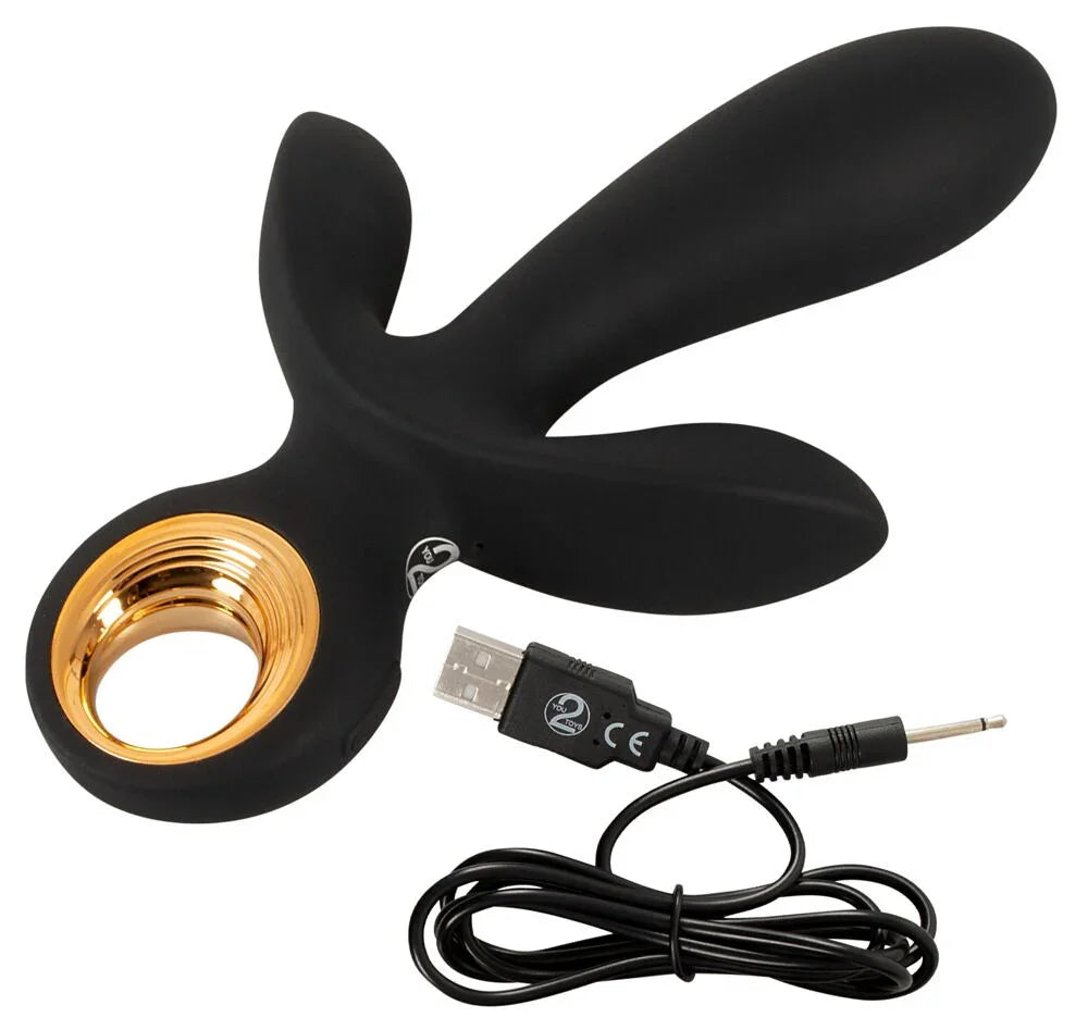 Eternal Inflatable Triple Vibrator by You2Toys - Happytoys Sexshop: Toys for Feeling Happy & Easy 😊 - Discreet geleverd